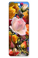 Gift Bookmarks - Roses - I Love You (6 pack)