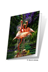 Royce Gift Card - Flamingos (5 Pack)