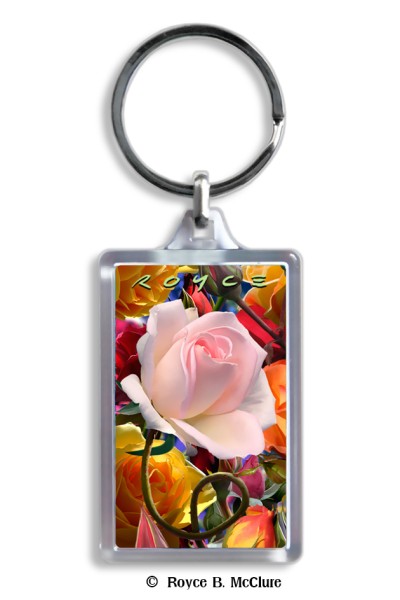 Royce Keyring - Roses (6 Pack)