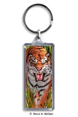 Royce Keyring - Tiger (6 Pack)