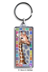 Royce Keyring - Giraffe (6 Pack)