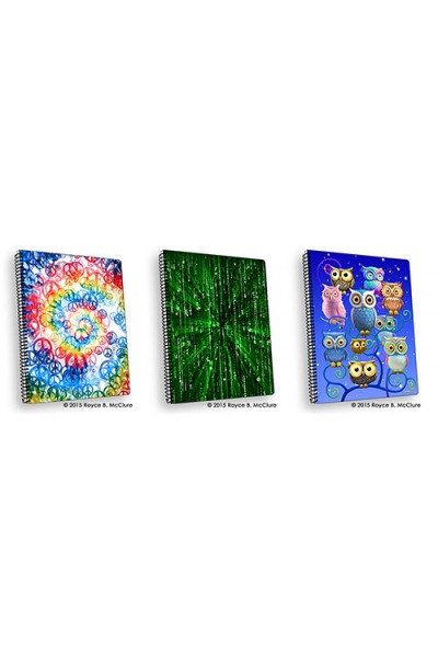 Royce Large Notebook - Mixed (12 Pack)