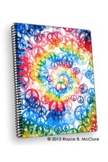 Royce Large Notebook - Peace (12 Pack)