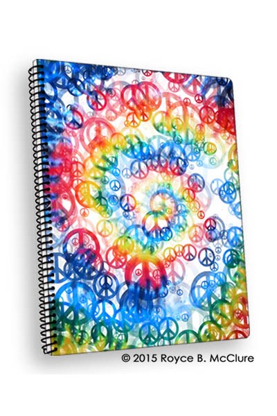 Royce Large Notebook - Peace (12 Pack)