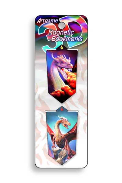 Royce Magnetic Bookmark - Dragons (6 Pack)