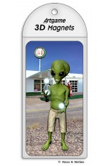 Royce Magnet - Juggling Alien (4 Pack)