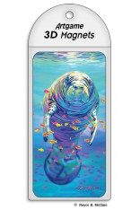 Royce Magnet - Painted Manatee (4 Pack)