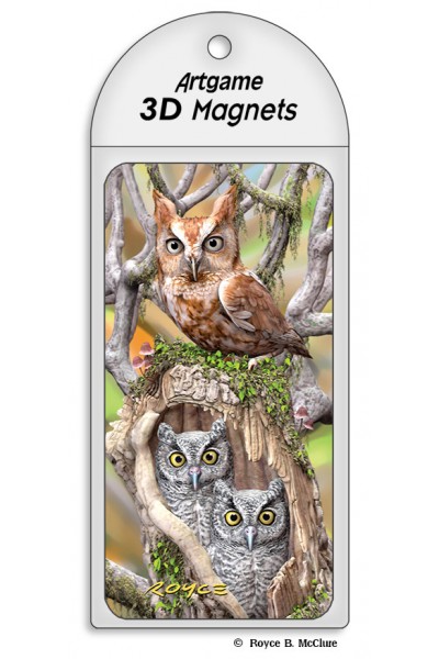 Royce Magnet - Owls (4 Pack)
