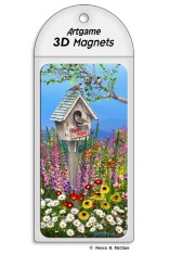 Royce Magnet - Birdhouse (4 Pack)