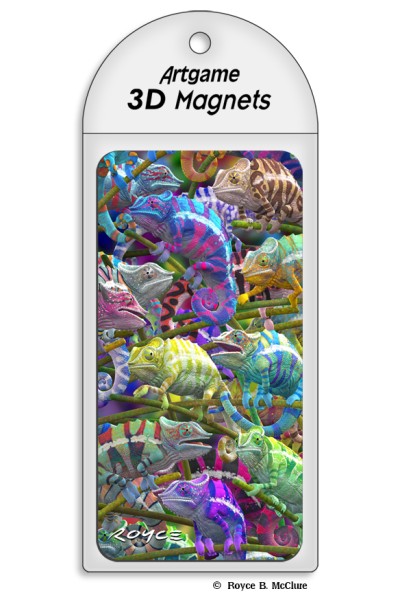 Royce Magnet - Chameleons (4 Pack)