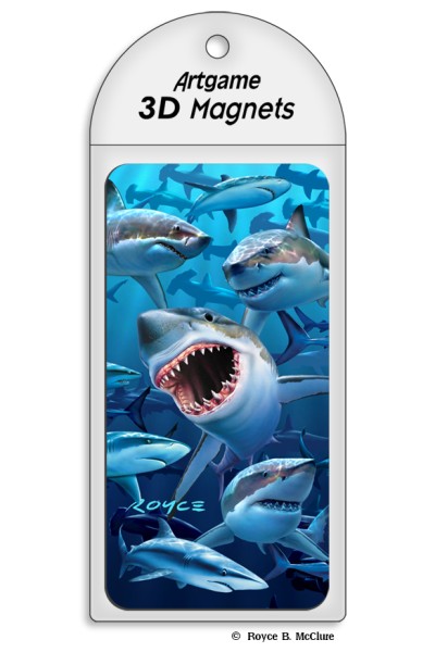 Royce Magnet - Sharks (4 Pack)