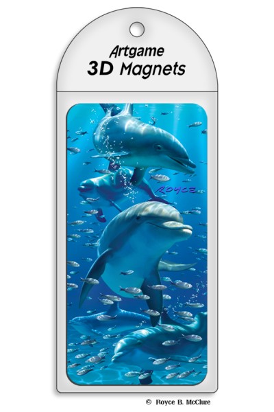 Royce Magnet - Dolphins (4 Pack)