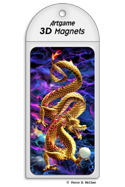 Royce Magnet - Golden Dragon (4 Pack)