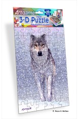 Royce 60pc Mini Puzzle - Snow Wolf (4 Pack)