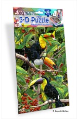 Royce 60pc Mini Puzzle - Toucans (4 Pack)