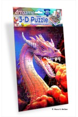 Royce 60pc Mini Puzzle - Dragon Flip (4 Pack)
