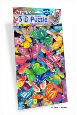 Royce 60pc Mini Puzzle - Butterfly Magic (4 Pack)