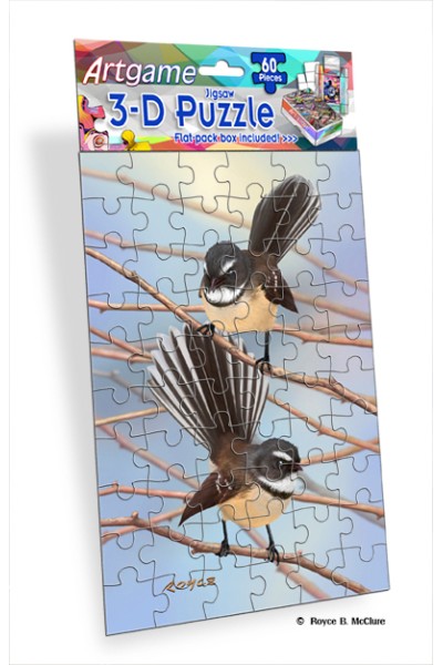 Royce 60pc Mini Puzzle - Fantails (4 Pack)