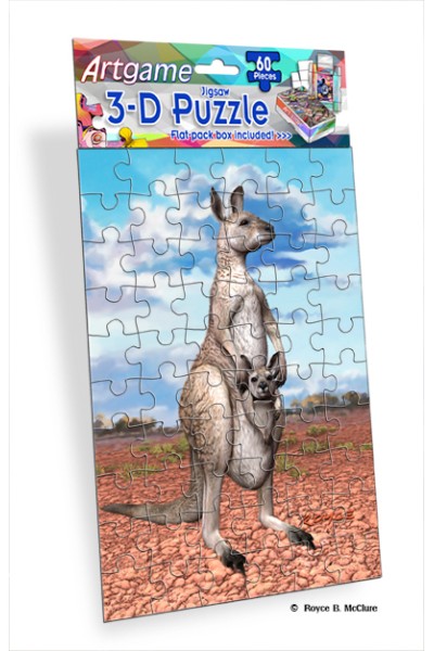 Royce 60pc Mini Puzzle - Joey (4 Pack)