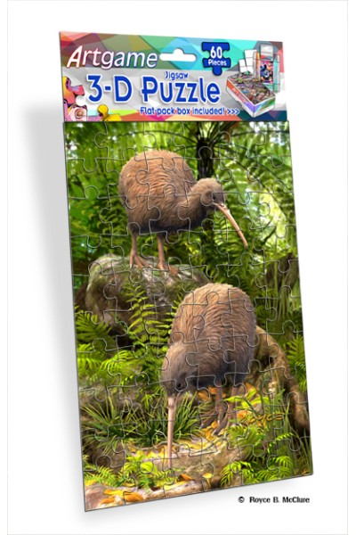 Royce 60pc Mini Puzzle - Kiwi (4 Pack)