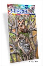 Royce 60pc Mini Puzzle - Owls (4 Pack)