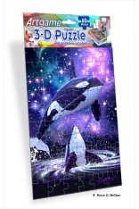 Royce 60pc Mini Puzzle - Space Orcas (4 Pack)