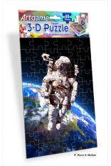 Royce 60pc Mini Puzzle - Space Walk (4 Pack)