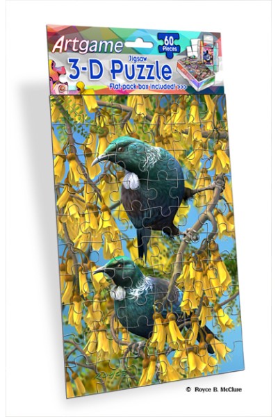 Royce 60pc Mini Puzzle - Tui (4 Pack)