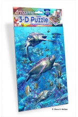 Royce 60pc Mini Puzzle - Turtle Town (4 Pack)