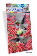 Royce 60pc Mini Puzzle - Hummingbirds (4 Pack)