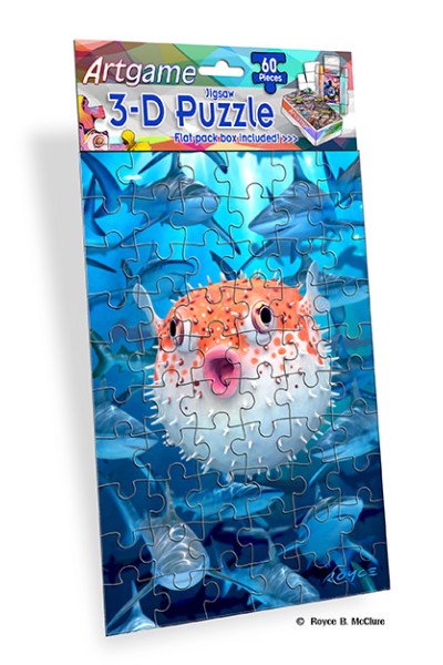 Royce 60pc Mini Puzzle - Big Trouble (4 Pack)