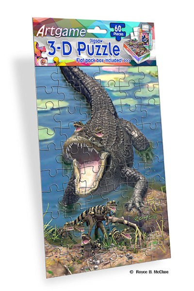 Royce 60pc Mini Puzzle - Gators Flip (4 Pack)