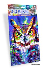 Royce 60pc Mini Puzzle - Owls Flip (4 Pack)