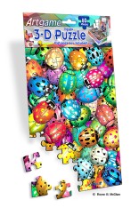 Royce 60pc Mini Puzzle - Beetlemania (4 Pack)