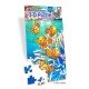 Royce 60pc Mini Puzzle - Orange Clowns (4 Pack)