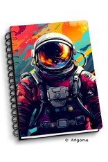 Artgame Small Notebook - Spaceman (4 Pack)