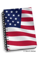 Royce Small Notebook - American Flag (4 Pack)