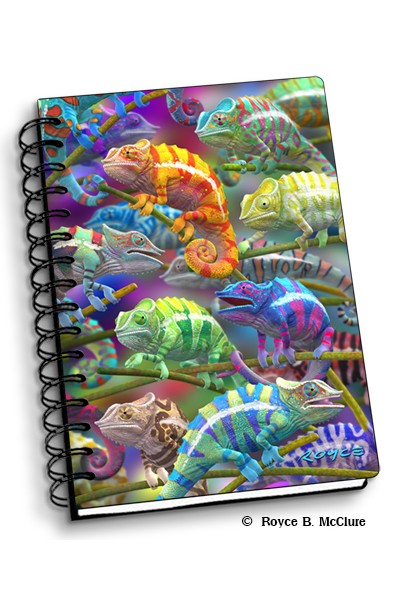 Royce Small Notebook - Chameleons COLOR CHANGING (4 Pack)