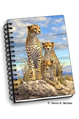 Royce Small Notebook - Cheetahs (4 Pack)