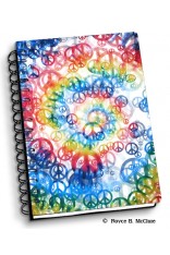 Royce Small Notebook - Peace Spiral (4 Pack)