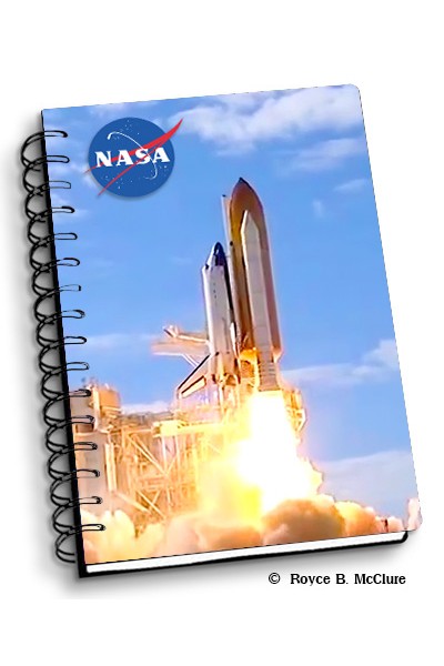 Royce Small Notebook - Shuttle Launch / NASA (4 Pack)
