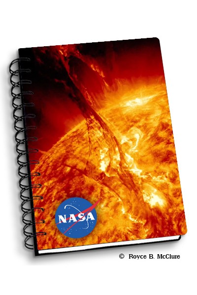 Royce Small Notebook - Solar Flare / NASA (4 Pack)
