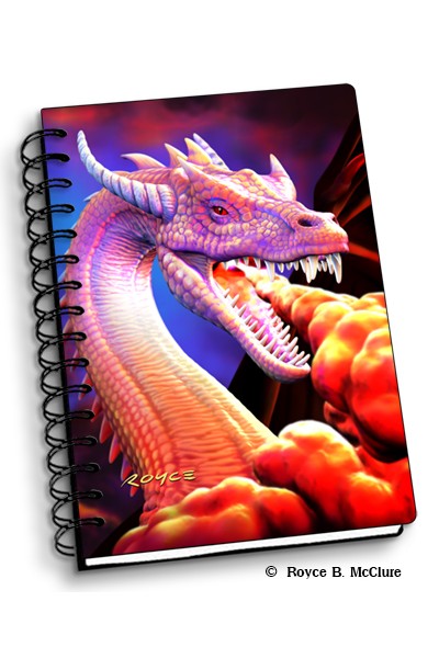 Royce Small Notebook - Dragon Fire (4 Pack)