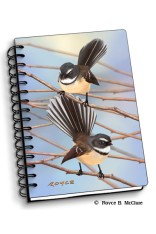 Royce Small Notebook - Fantails (4 Pack)