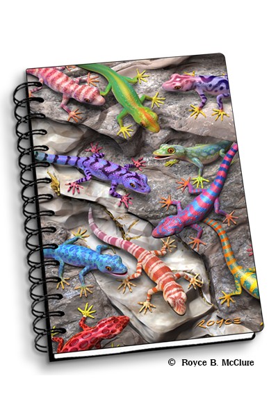 Royce Small Notebook - Geckos (4 Pack)