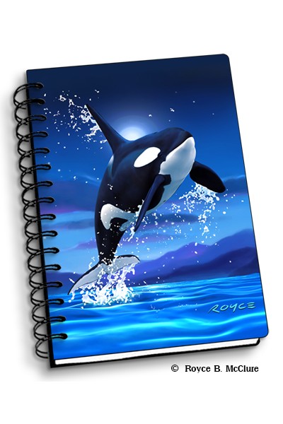 Royce Small Notebook - Leaping Orca (4 Pack)