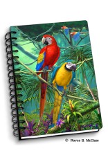Royce Small Notebook - Parrots (4 Pack)