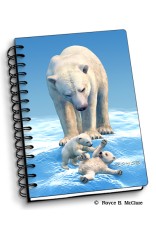 Royce Small Notebook - Polar Bears (4 Pack)