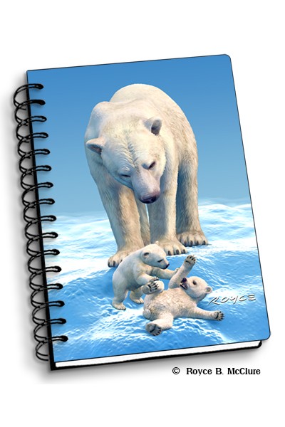 Royce Small Notebook - Polar Bears (4 Pack)