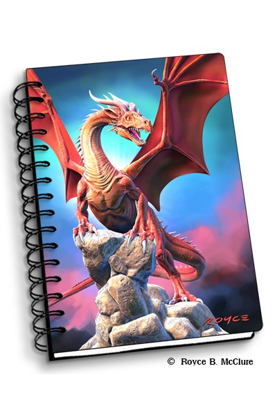 Royce Small Notebook - Red Dragon (4 Pack)
